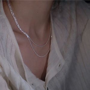 silver necklace and bracelet set